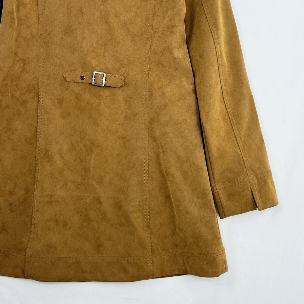 Free People Bradley Faux Suede Mini Dress in Tan- Size  Small Petite - NWOT - Picture 8 of 16